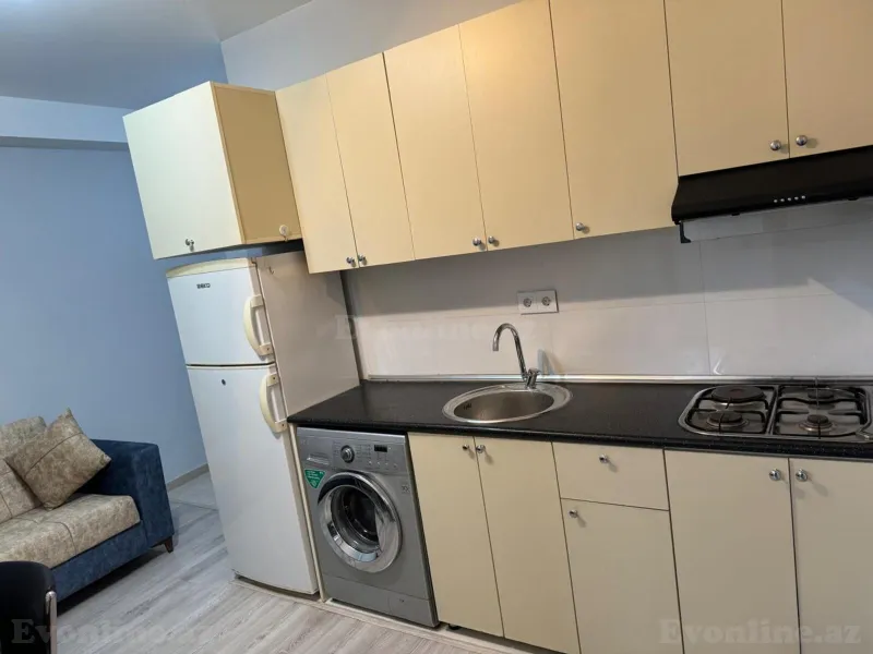 Kirayə verilir 1 otaqlı Mənzil Yeni tikili 33 m² Yasamal - şəkil 9
