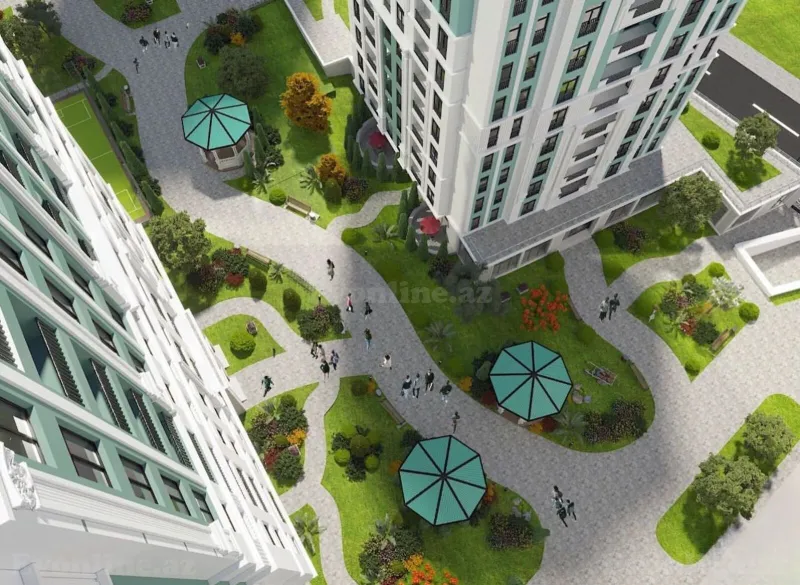 Satılır 2 otaqlı Mənzil Yeni tikili 43 m² Gənclik m. - şəkil 6