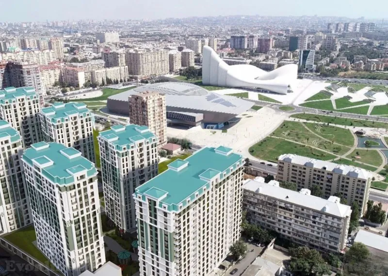 Satılır 2 otaqlı Mənzil Yeni tikili 43 m² Gənclik m. - şəkil 15