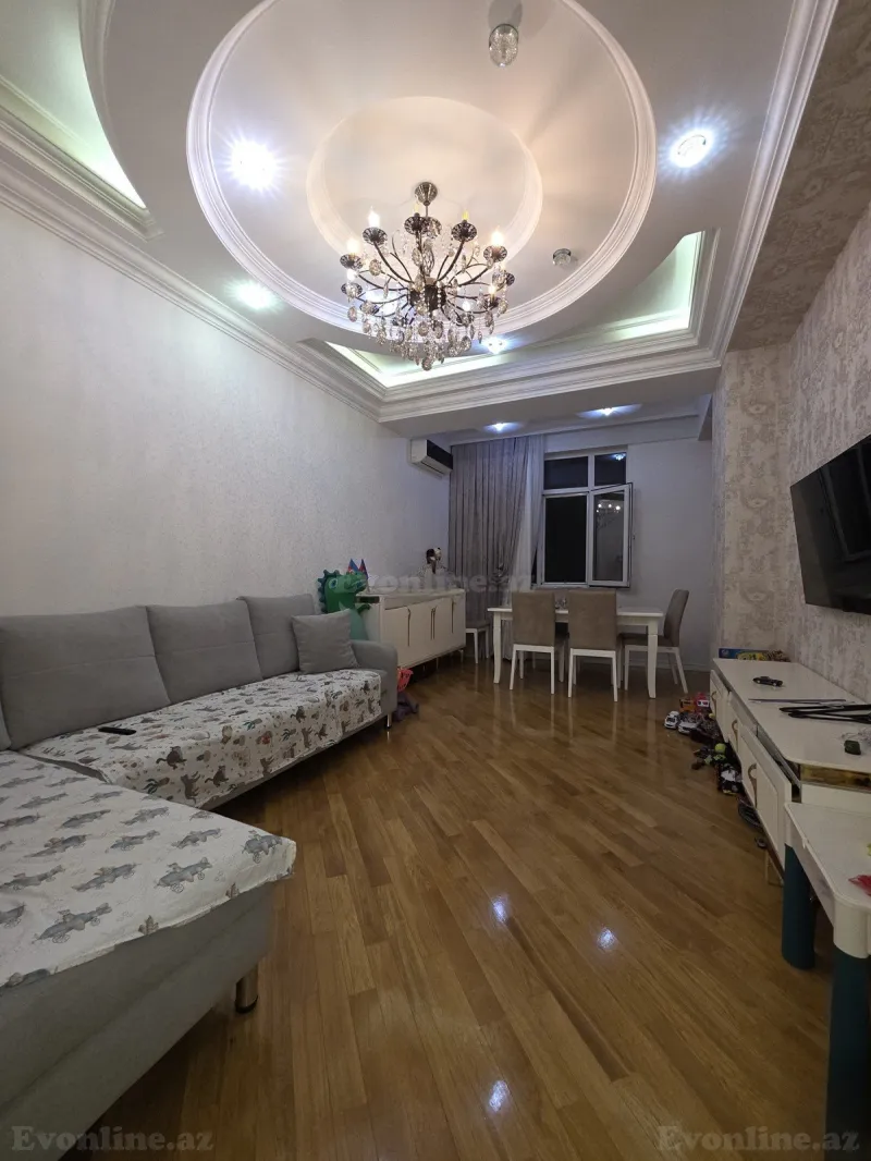 Satılır 3 otaqlı Mənzil Yeni tikili 110 m² Qara Qarayev m. - şəkil 2