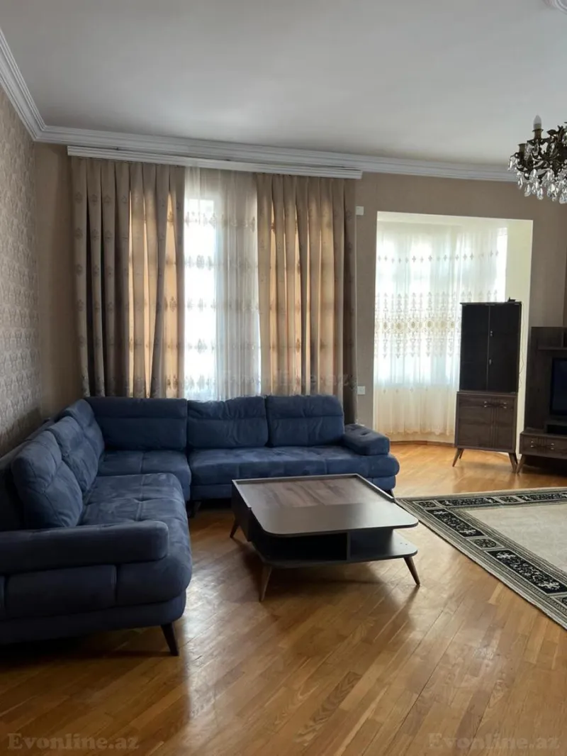 Kirayə verilir 4 otaqlı Mənzil Yeni tikili 182 m² Nəsimi r. - şəkil 2