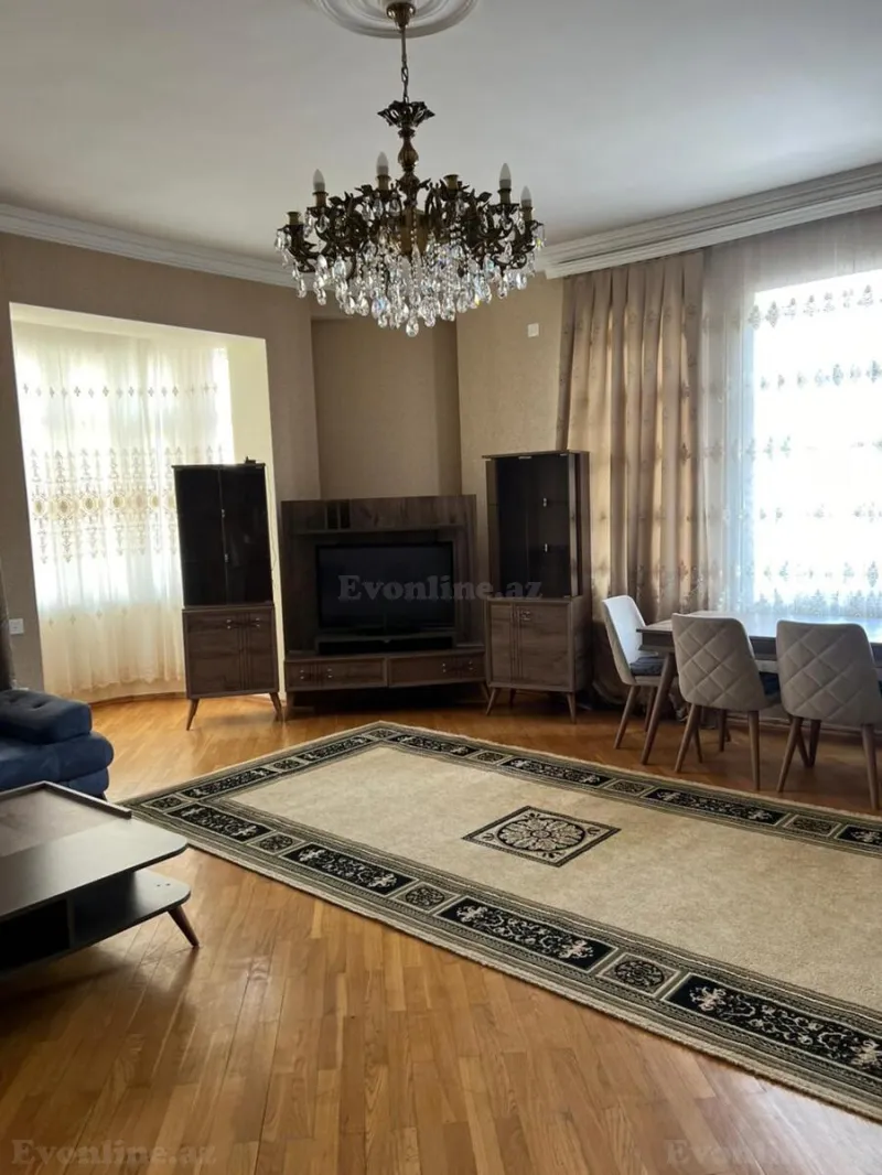 Kirayə verilir 4 otaqlı Mənzil Yeni tikili 182 m² Nəsimi r. - şəkil 3