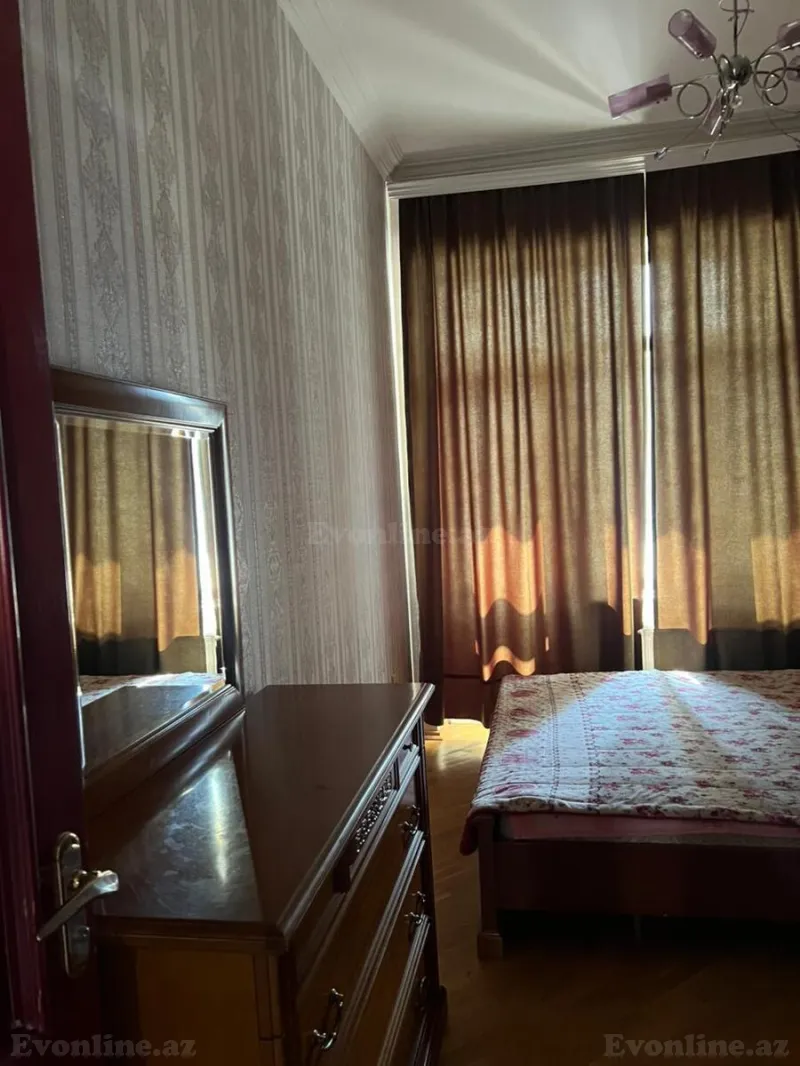 Kirayə verilir 4 otaqlı Mənzil Yeni tikili 182 m² Nəsimi r. - şəkil 5