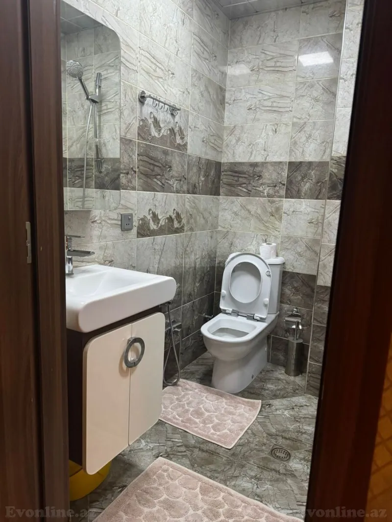 Kirayə verilir 3 otaqlı Mənzil Yeni tikili 142 m² Nəsimi r. - şəkil 3