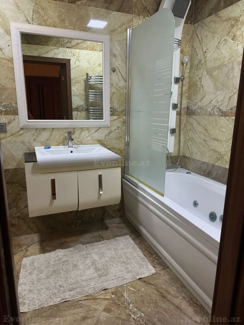 Kirayə verilir 3 otaqlı Mənzil Yeni tikili 142 m² Nəsimi r. - şəkil 4