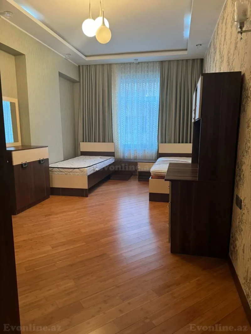 Kirayə verilir 3 otaqlı Mənzil Yeni tikili 142 m² Nəsimi r. - şəkil 9