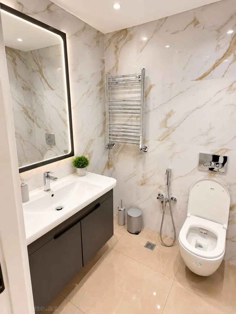 Kirayə verilir 3 otaqlı Mənzil Yeni tikili 80 m² Yeni Yasamal - şəkil 7