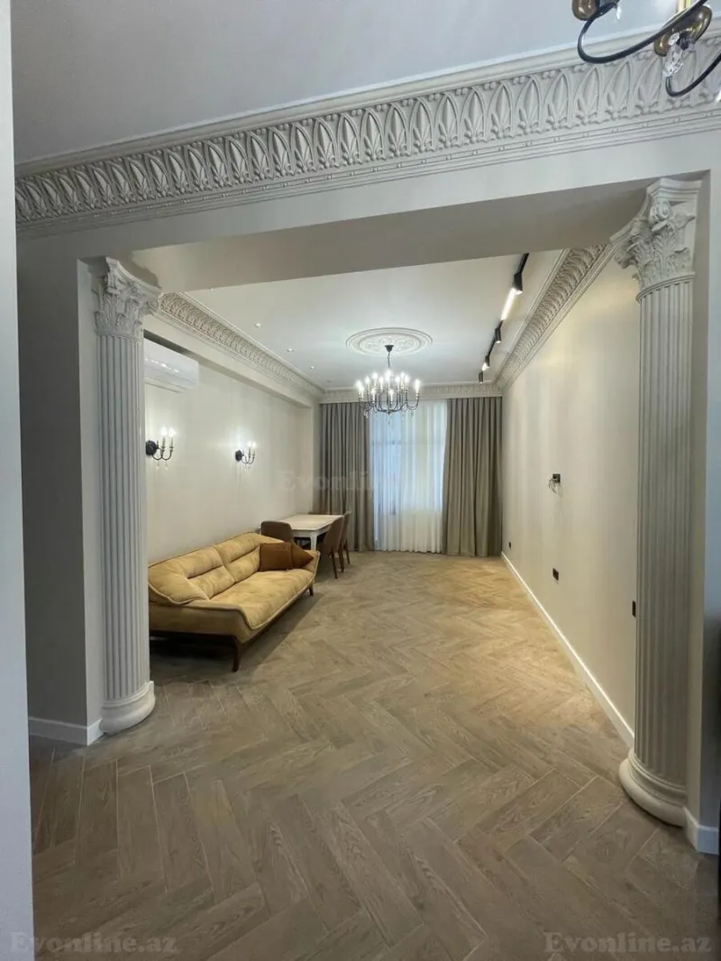 Kirayə verilir 2 otaqlı Mənzil Yeni tikili 90 m² Nizami m. - şəkil 2