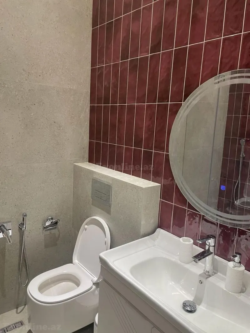 Kirayə verilir 2 otaqlı Mənzil Yeni tikili 90 m² Nizami m. - şəkil 17