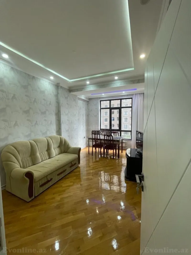 Kirayə verilir 2 otaqlı Mənzil Yeni tikili 58 m² İnşaatçılar m. - şəkil 2