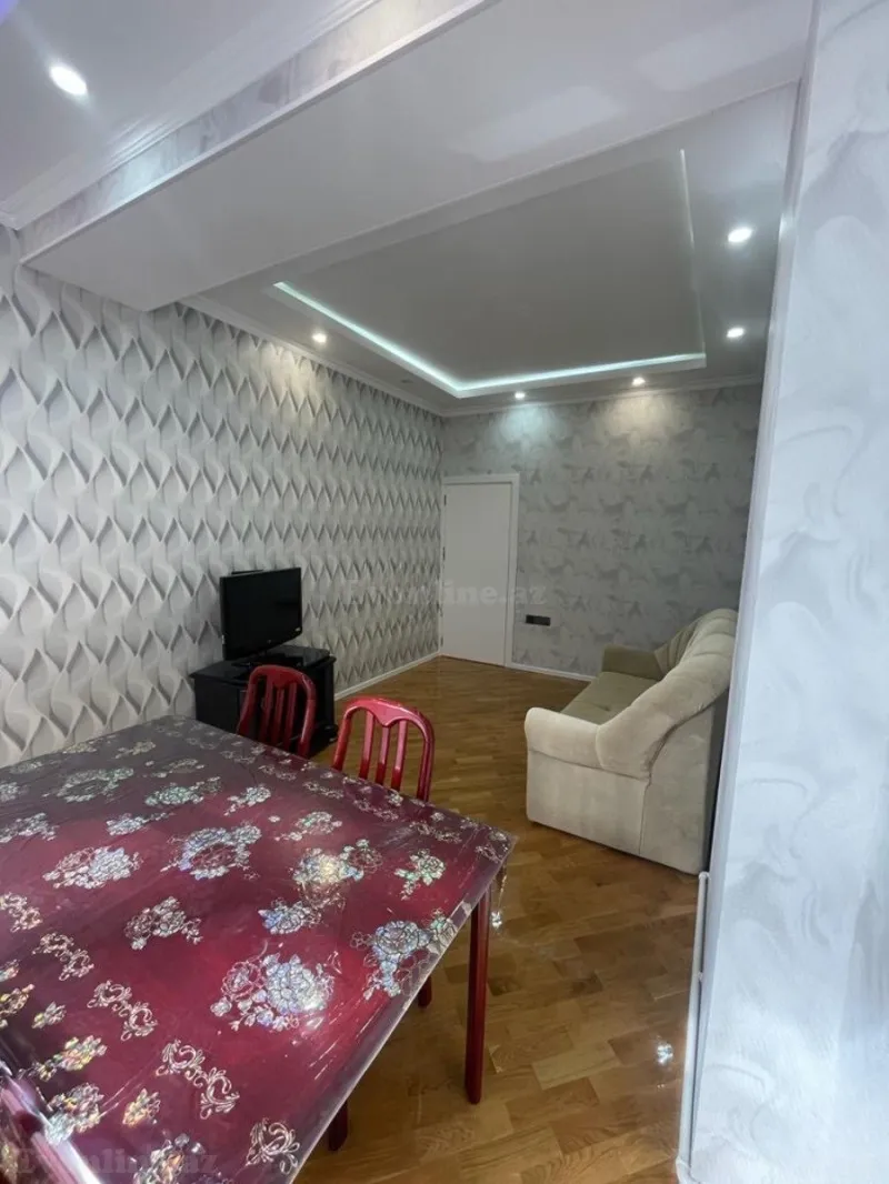 Kirayə verilir 2 otaqlı Mənzil Yeni tikili 58 m² İnşaatçılar m. - şəkil 3