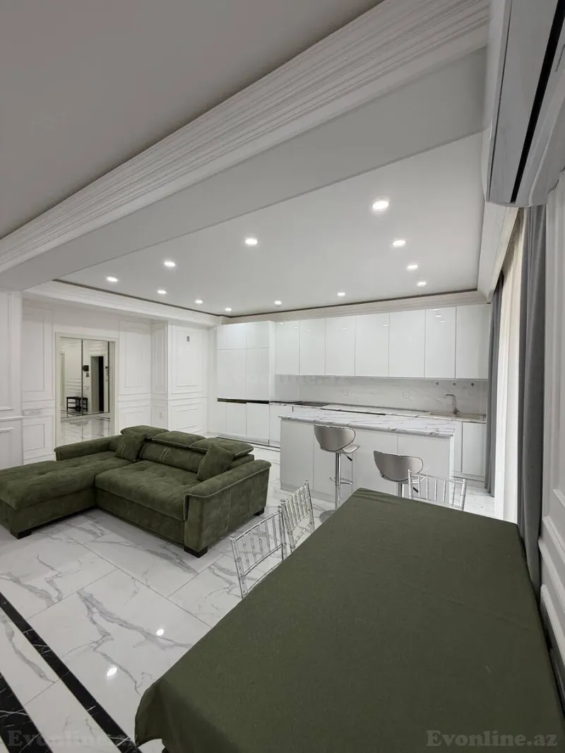 Kirayə verilir 3 otaqlı Mənzil Yeni tikili 120 m² Xətai r. - şəkil 2