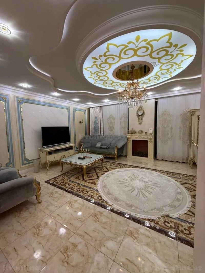Kirayə verilir 5 otaqlı Mənzil Yeni tikili 180 m² Nəsimi r. - şəkil 3