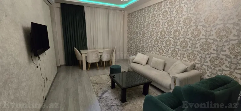 2 otaqlı Mənzil 50 m² Xətai r. Kirayə verilir