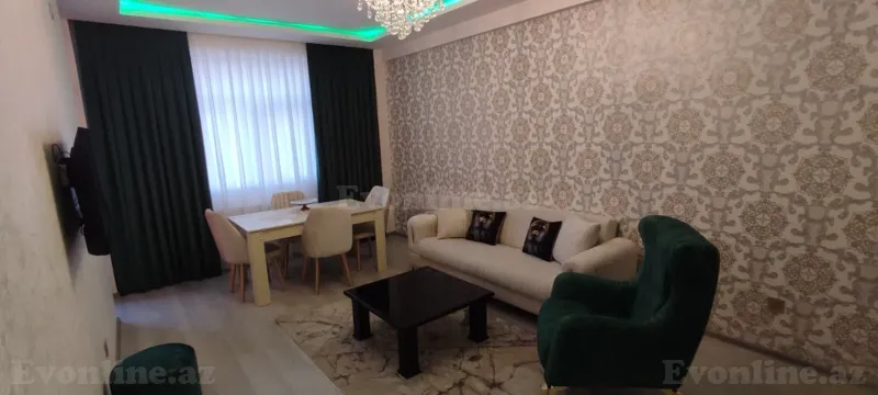 Kirayə verilir 2 otaqlı Mənzil Yeni tikili 50 m² Xətai r. - şəkil 2