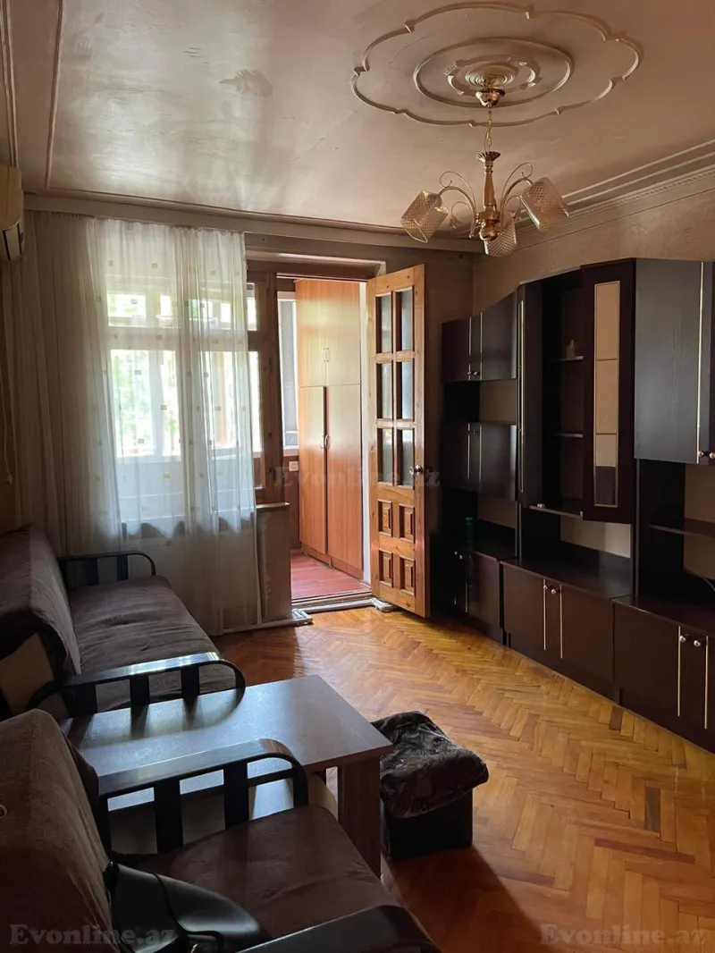Kirayə verilir 2 otaqlı Mənzil Köhnə tikili 40 m² Gənclik m. - şəkil 2