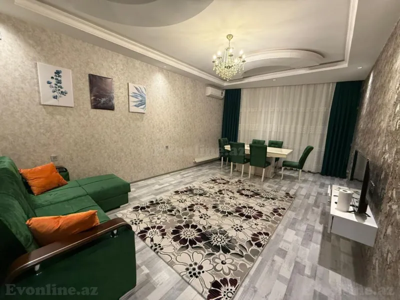 3 otaqlı Mənzil 90 m² Xətai r. Kirayə verilir