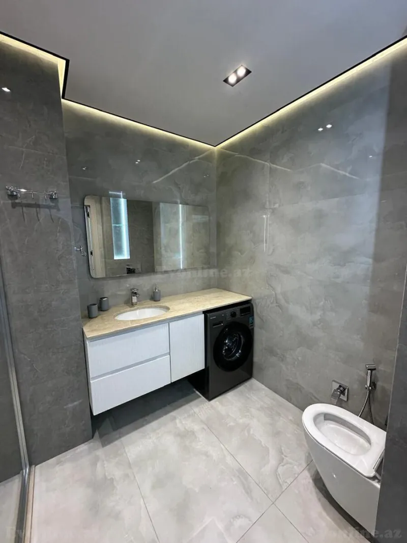 Kirayə verilir 3 otaqlı Mənzil Yeni tikili 100 m² Gənclik m. - şəkil 15