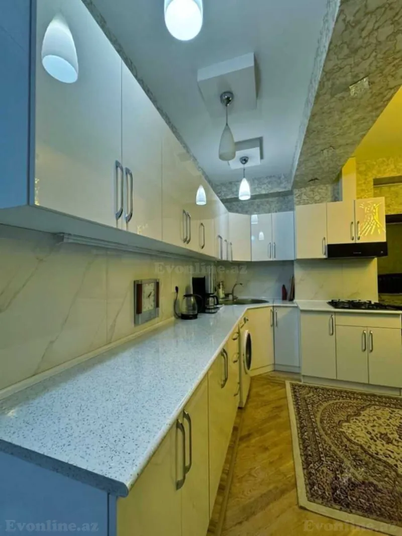 Satılır 3 otaqlı Mənzil Yeni tikili 95 m² Həzi Aslanov m. - şəkil 3