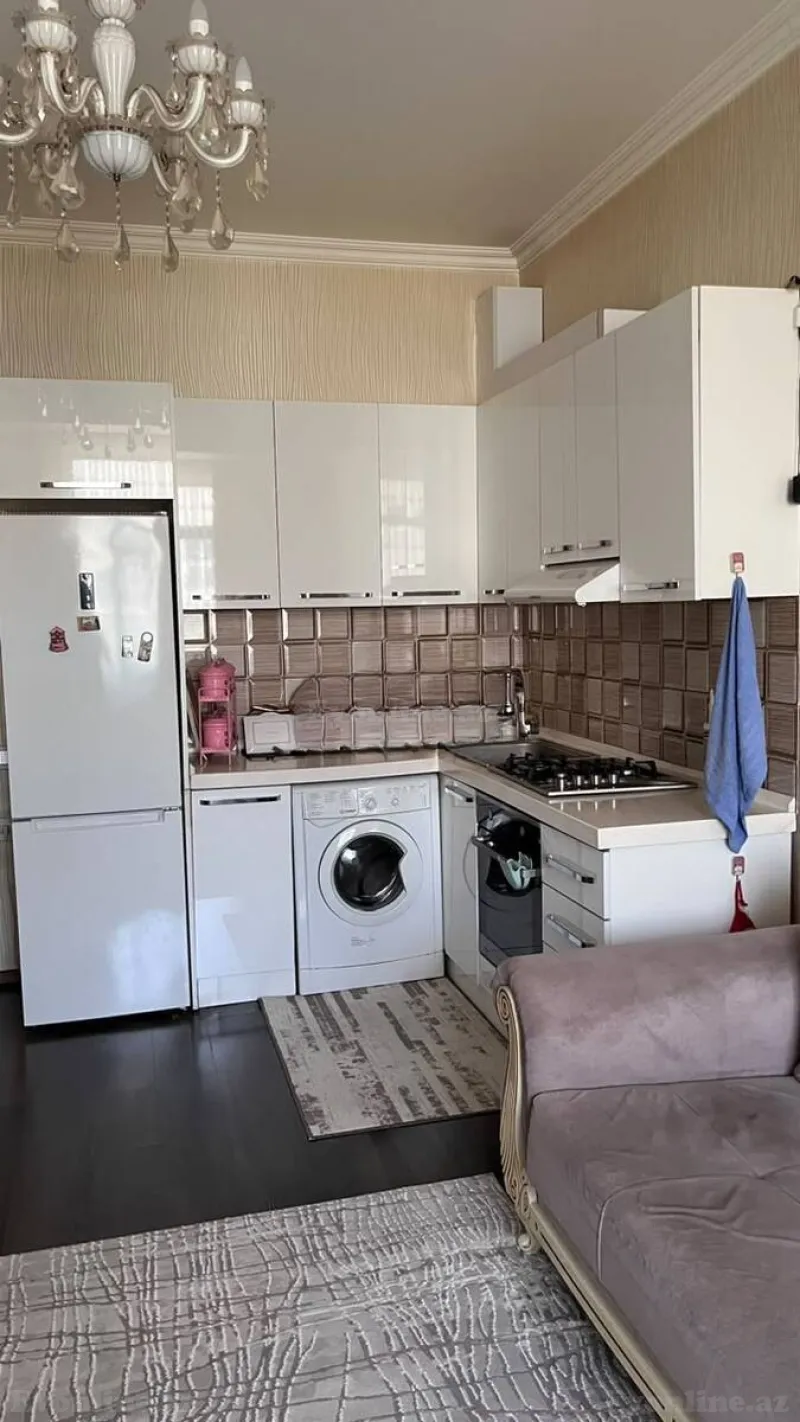 Kirayə verilir 2 otaqlı Mənzil Yeni tikili 60 m² Nəsimi r. - şəkil 3