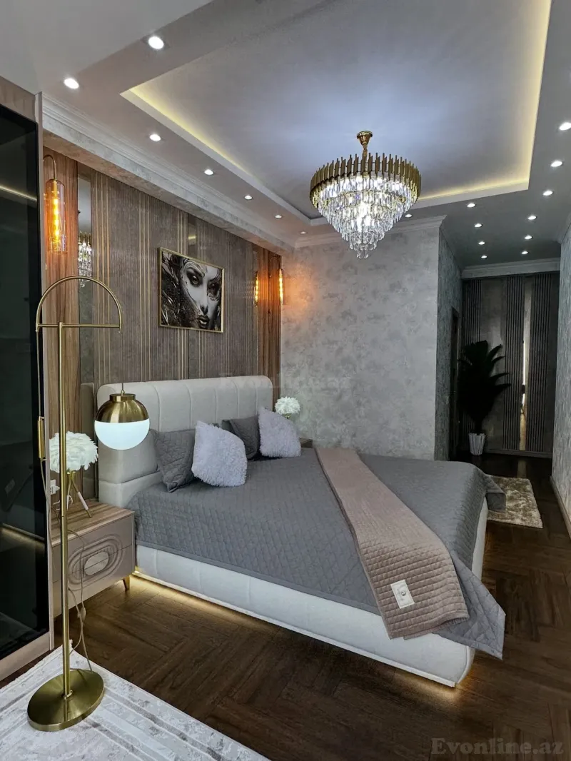 Satılır 3 otaqlı Mənzil Yeni tikili 127 m² Qara Qarayev m. - şəkil 4