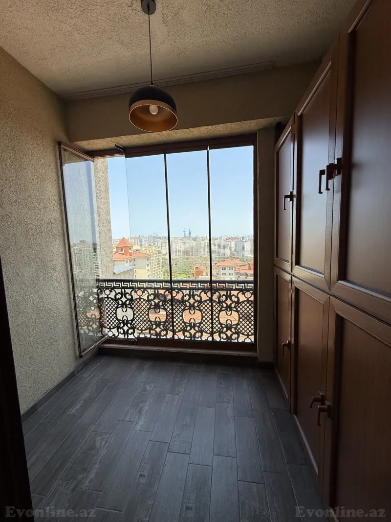 Kirayə verilir 3 otaqlı Mənzil Yeni tikili 165 m² Nərimanov r. - şəkil 6