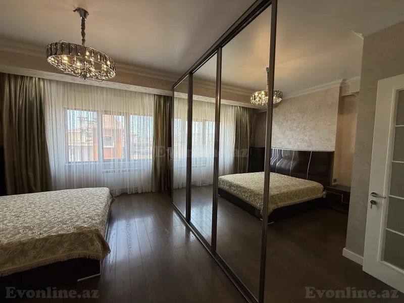 Kirayə verilir 3 otaqlı Mənzil Yeni tikili 165 m² Nərimanov r. - şəkil 16