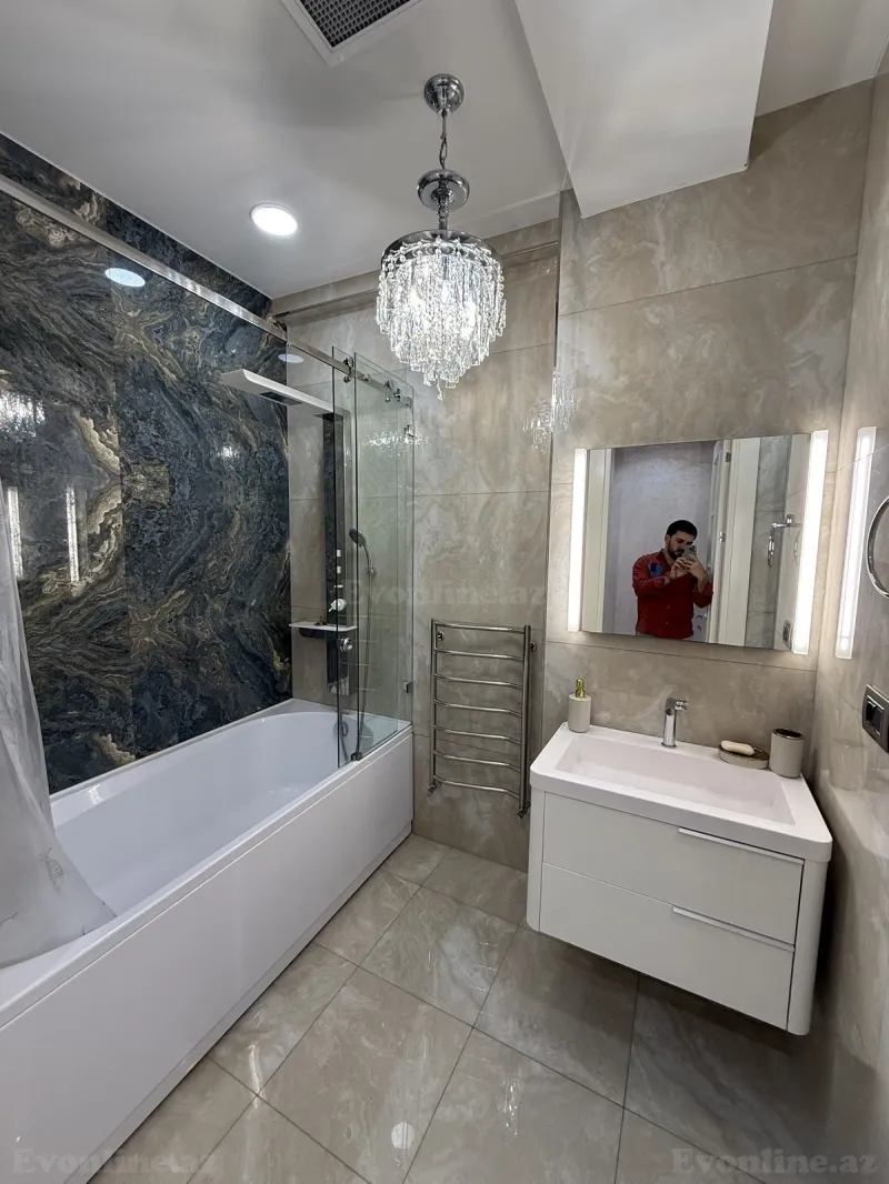 Kirayə verilir 3 otaqlı Mənzil Yeni tikili 165 m² Nərimanov r. - şəkil 18