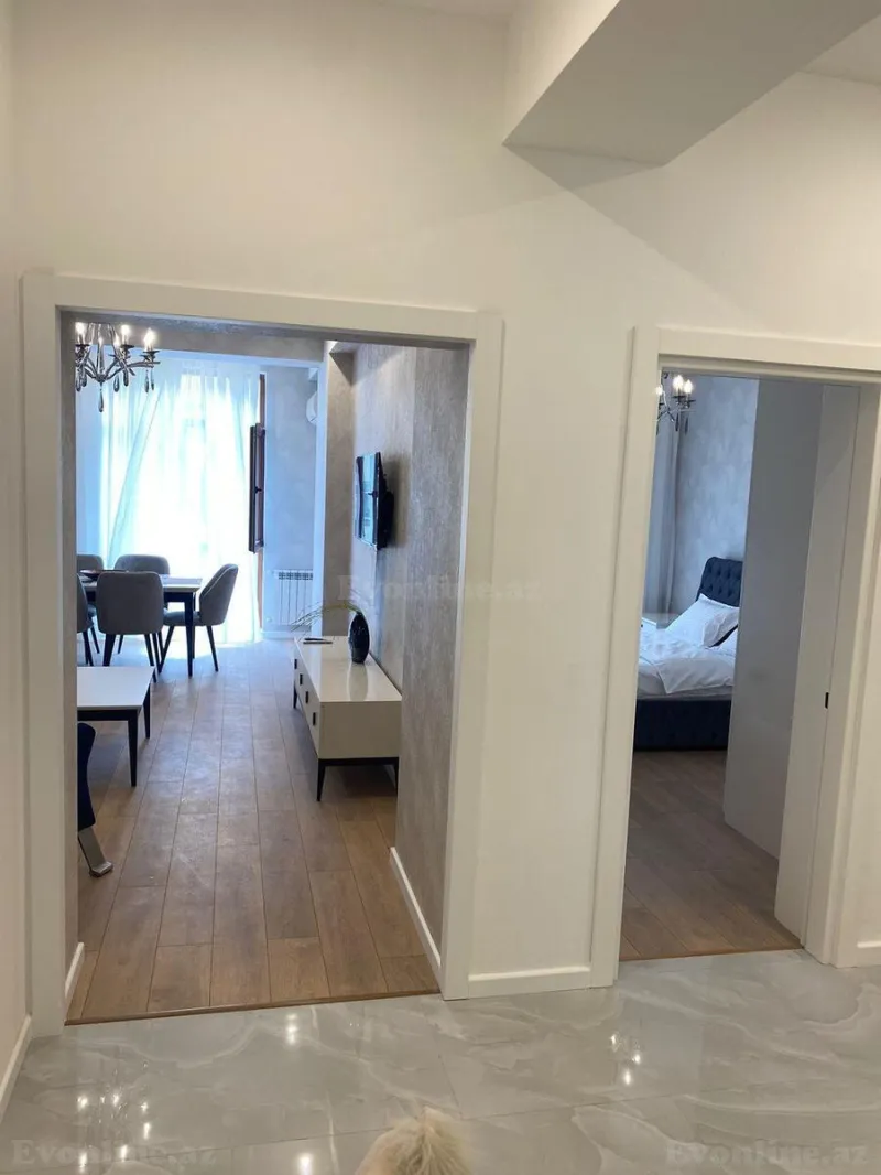 Kirayə verilir 2 otaqlı Mənzil Yeni tikili 70 m² Nəsimi r. - şəkil 2