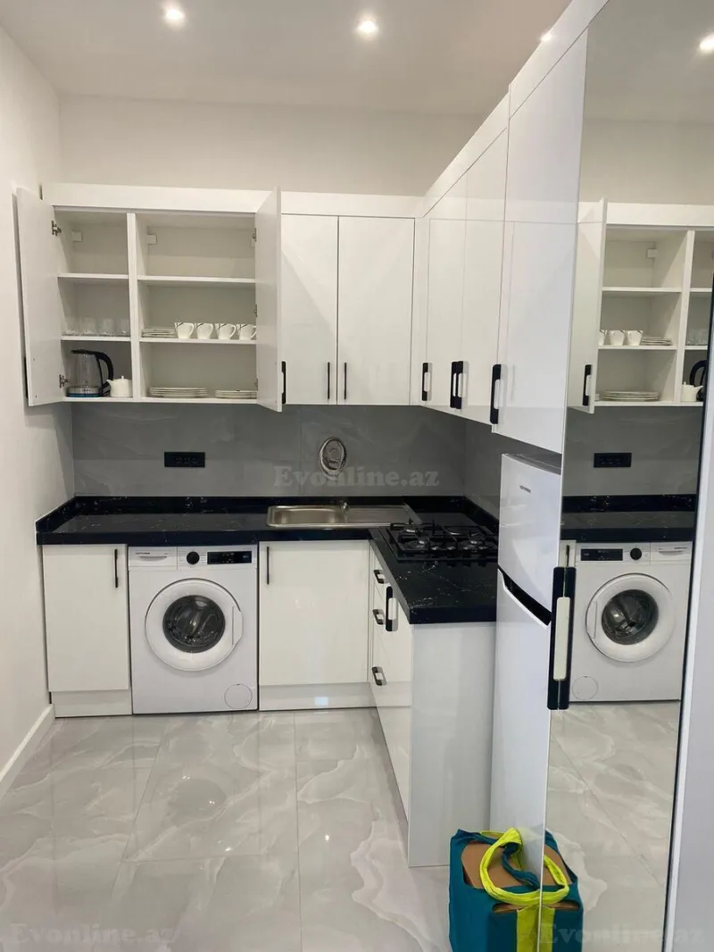 Kirayə verilir 2 otaqlı Mənzil Yeni tikili 70 m² Nəsimi r. - şəkil 8