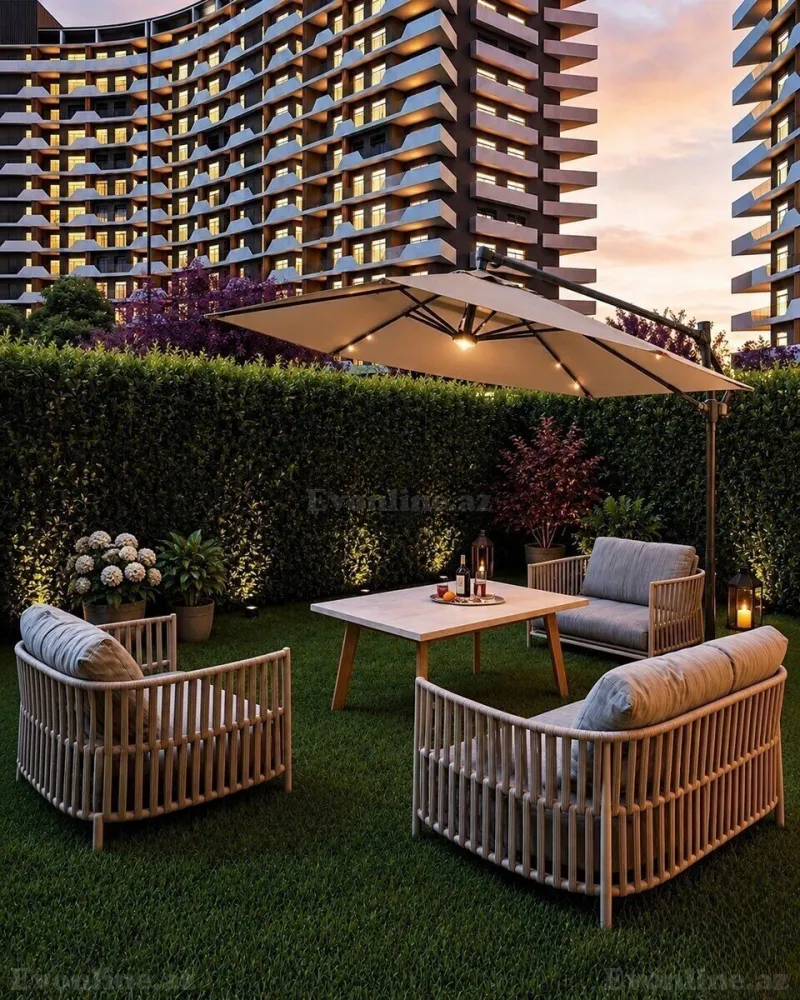 Satılır 2 otaqlı Mənzil Yeni tikili 80 m² Binəqədi r. - şəkil 2