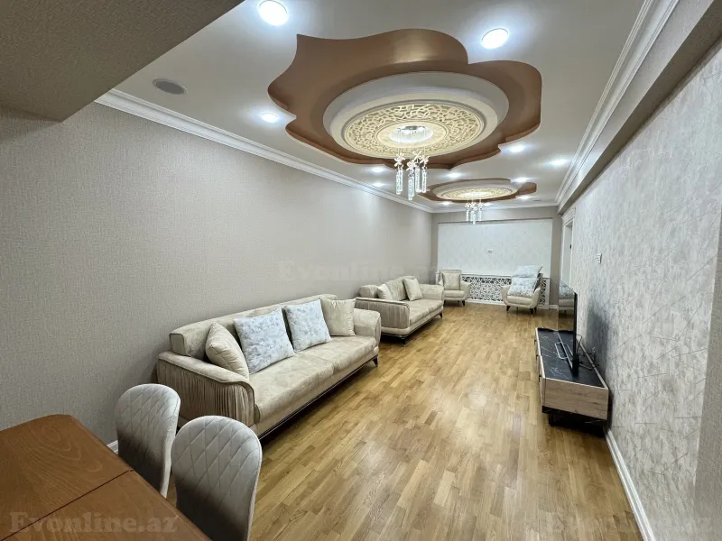 Kirayə verilir 3 otaqlı Mənzil Yeni tikili 140 m² Xətai r. - şəkil 2