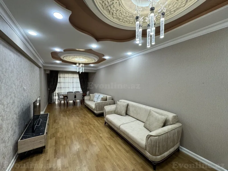 Kirayə verilir 3 otaqlı Mənzil Yeni tikili 140 m² Xətai r. - şəkil 4