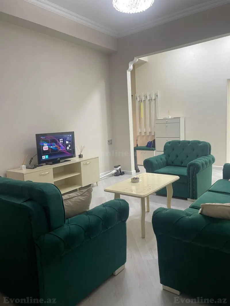 Kirayə verilir 2 otaqlı Mənzil Yeni tikili 68 m² Nizami m. - şəkil 2
