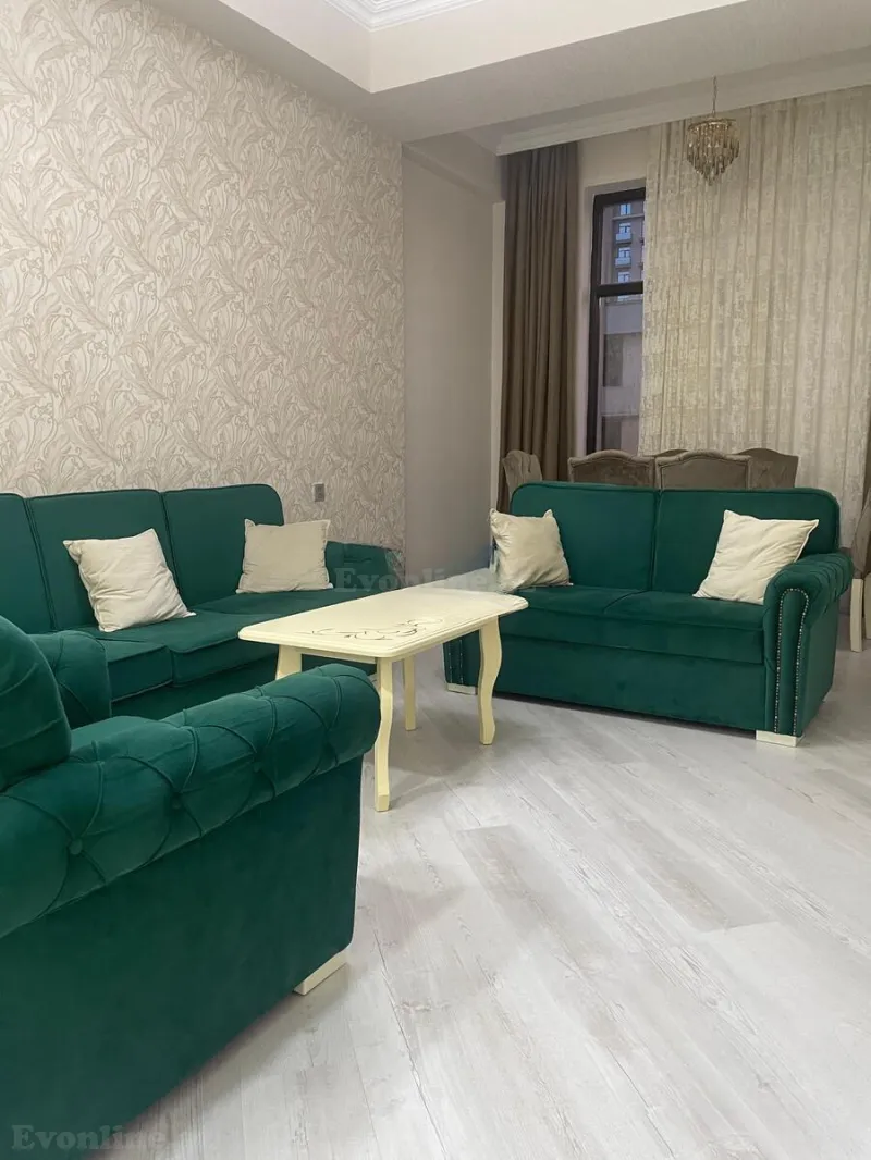Kirayə verilir 2 otaqlı Mənzil Yeni tikili 68 m² Nizami m. - şəkil 3