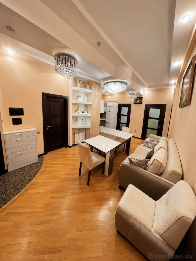 Satılır 3 otaqlı Mənzil Yeni tikili 85 m² Elmlər Akademiyası m. - şəkil 3