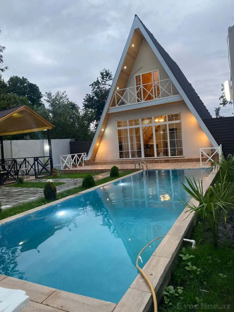 Kirayə verilir 5 otaqlı Həyət evi 200 m² Qəbələ