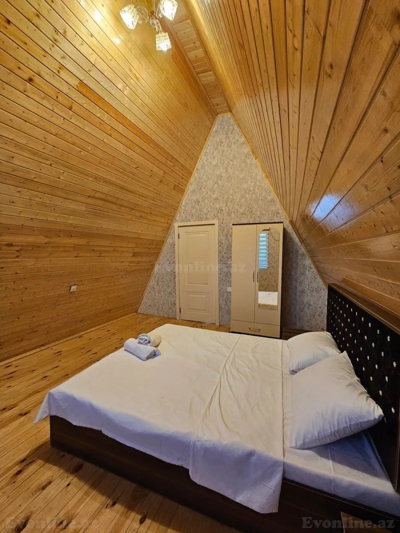 Kirayə verilir 5 otaqlı Həyət evi 200 m² Qəbələ - şəkil 16