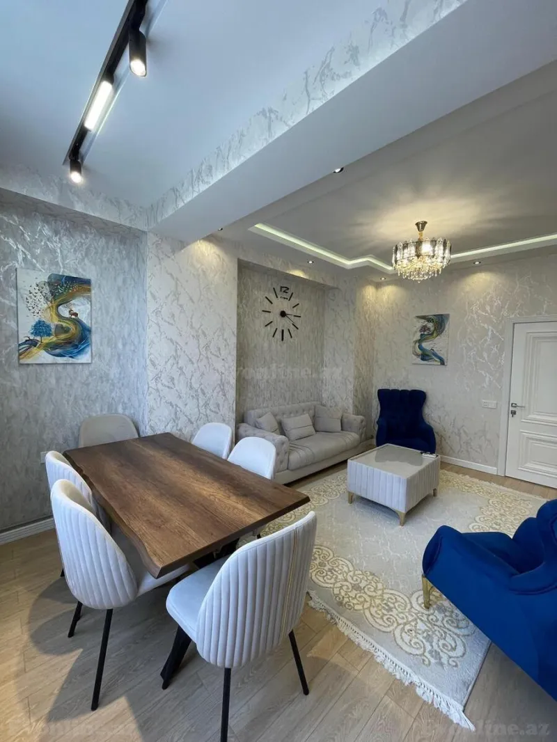 Kirayə verilir 2 otaqlı Mənzil Yeni tikili 70 m² Gənclik m. - şəkil 2