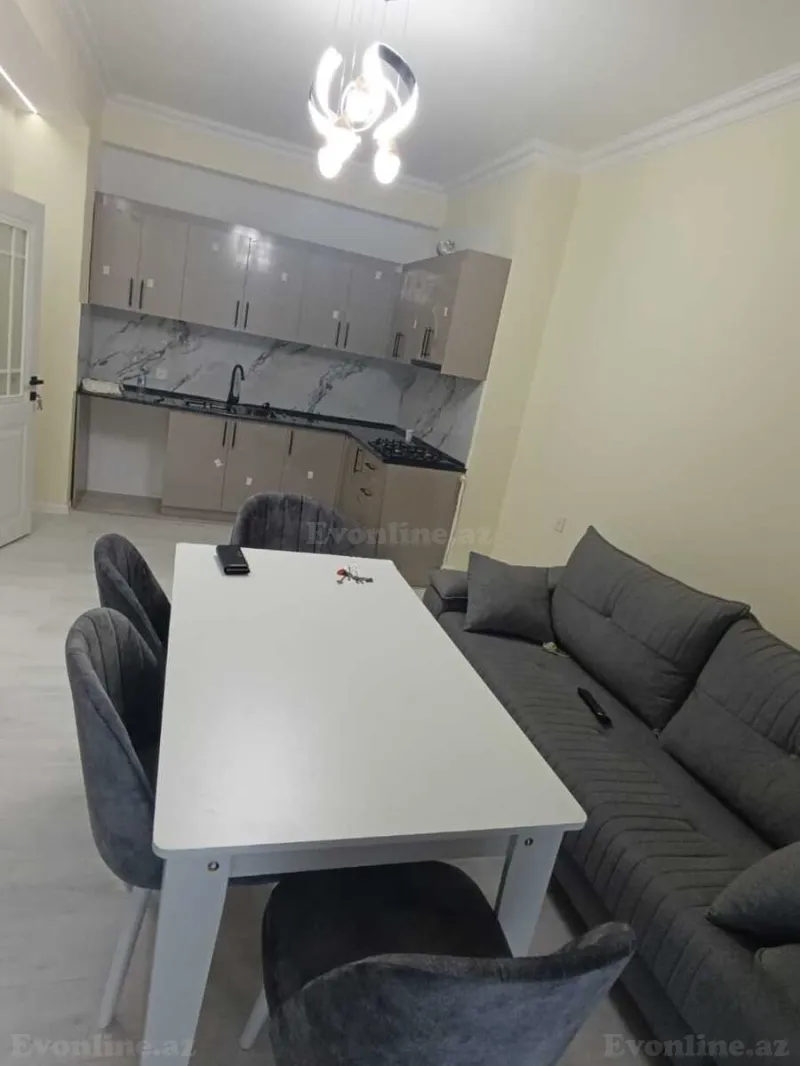 Kirayə verilir 2 otaqlı Mənzil Yeni tikili 57 m² Qara Qarayev m. - şəkil 2