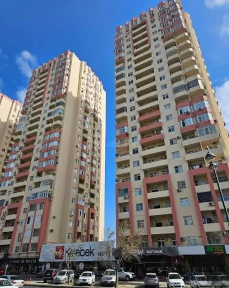 Satılır 2 otaqlı Mənzil Yeni tikili 90 m² İnşaatçılar m. - şəkil 3