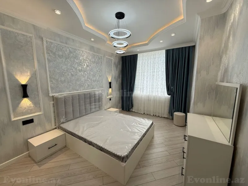Satılır 3 otaqlı Mənzil Yeni tikili 90 m² İnşaatçılar m. - şəkil 3