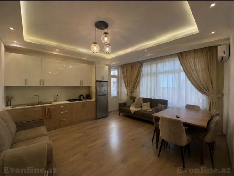 Satılır 2 otaqlı Mənzil Yeni tikili 77 m² Qara Qarayev m. - şəkil 2