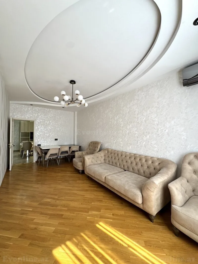 Kirayə verilir 3 otaqlı Mənzil Yeni tikili 110 m² Həzi Aslanov m. - şəkil 2