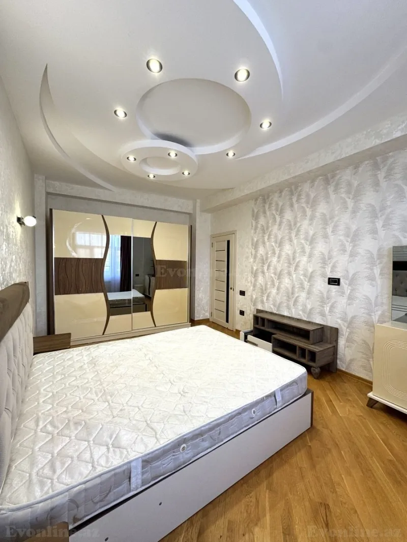 Kirayə verilir 3 otaqlı Mənzil Yeni tikili 110 m² Həzi Aslanov m. - şəkil 5