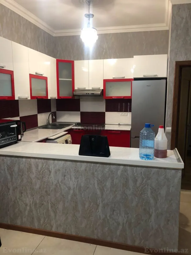 Kirayə verilir 3 otaqlı Mənzil Yeni tikili 90 m² Nərimanov r. - şəkil 3