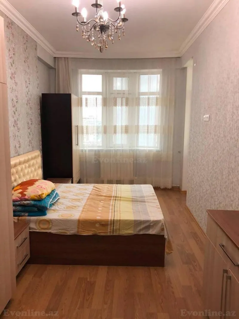 Kirayə verilir 3 otaqlı Mənzil Yeni tikili 90 m² Nərimanov r. - şəkil 7