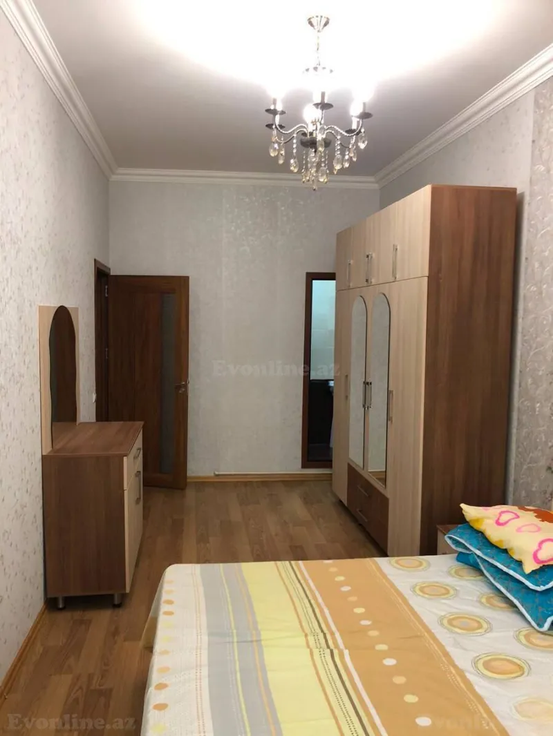 Kirayə verilir 3 otaqlı Mənzil Yeni tikili 90 m² Nərimanov r. - şəkil 8