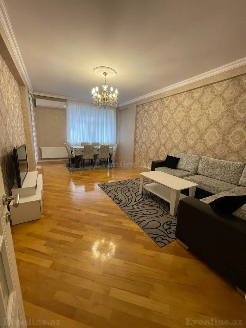 Kirayə verilir 3 otaqlı Mənzil Yeni tikili 130 m² Nəriman Nərimanov m. - şəkil 2