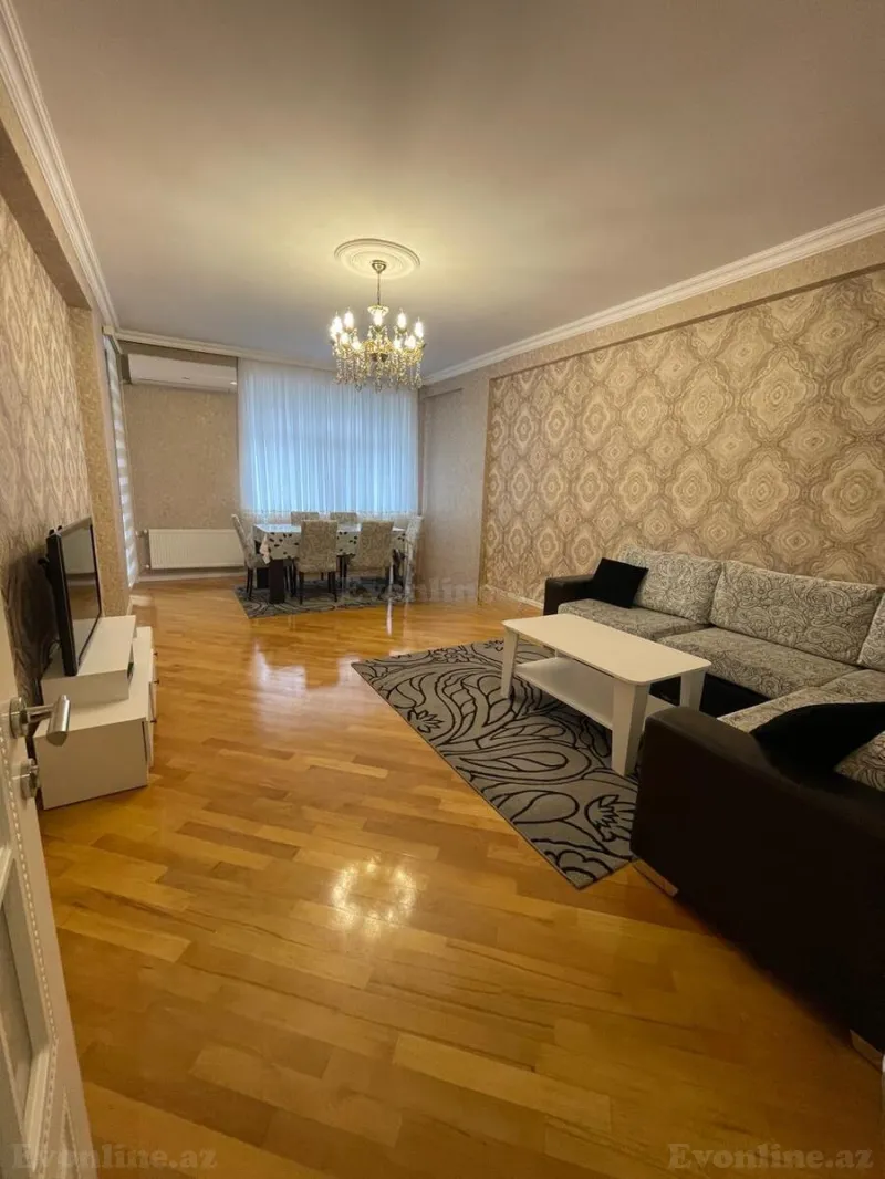Kirayə verilir 3 otaqlı Mənzil Yeni tikili 130 m² Nəriman Nərimanov m. - şəkil 2